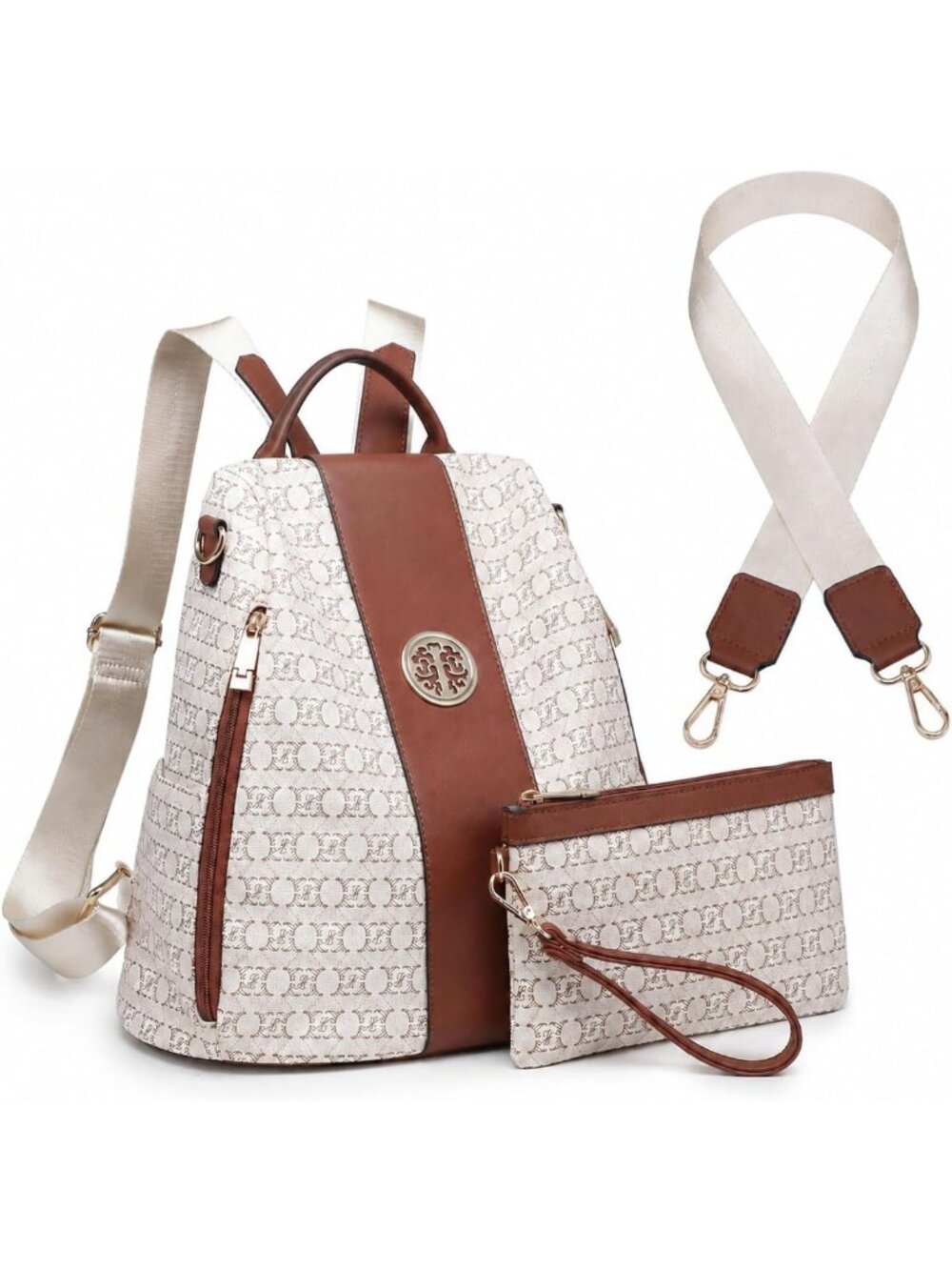 Stylish Anti-Theft Leather Backpack Purse | Convertible Travel Shoulder Bag